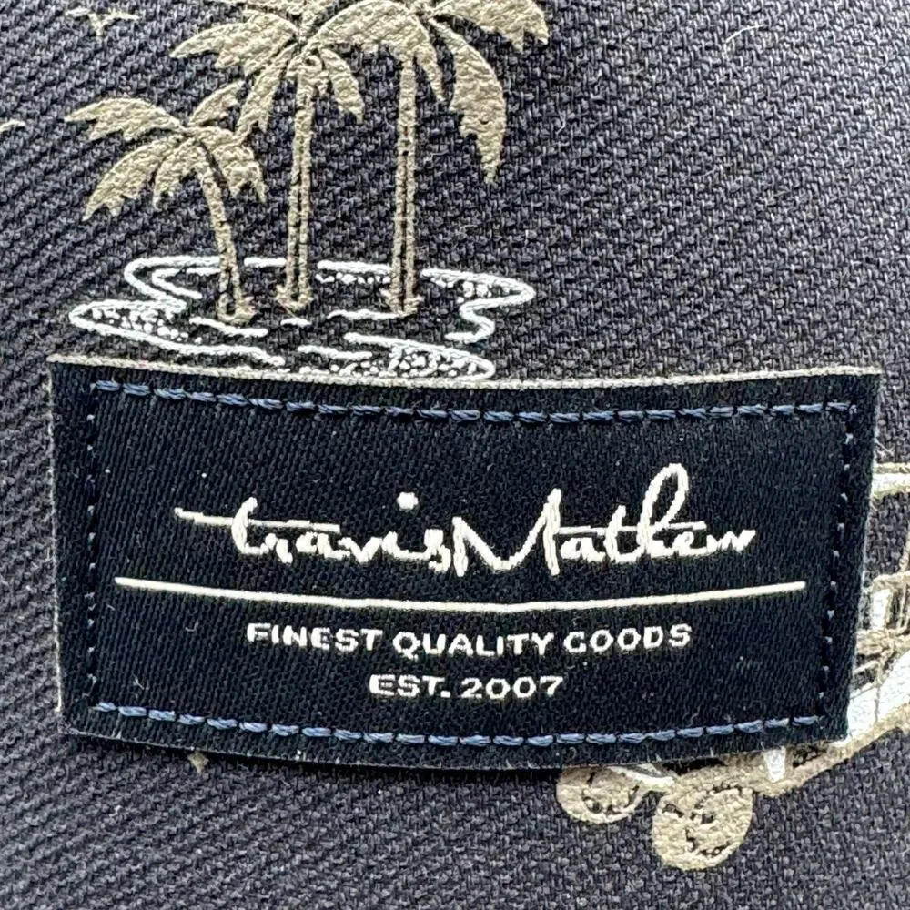 Travis Mathew Hat Mens Snapback Golf All Over Print 110 Flex Fit Baseball Cap